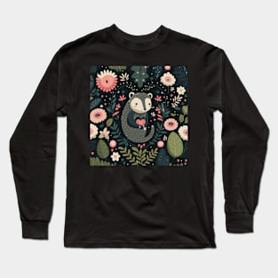 opossum valentine Long Sleeve T-Shirt